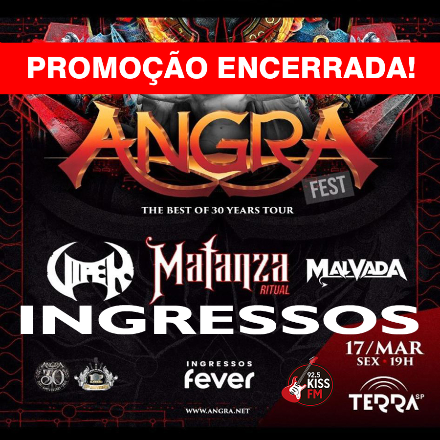 Promoção Show Angra Fest