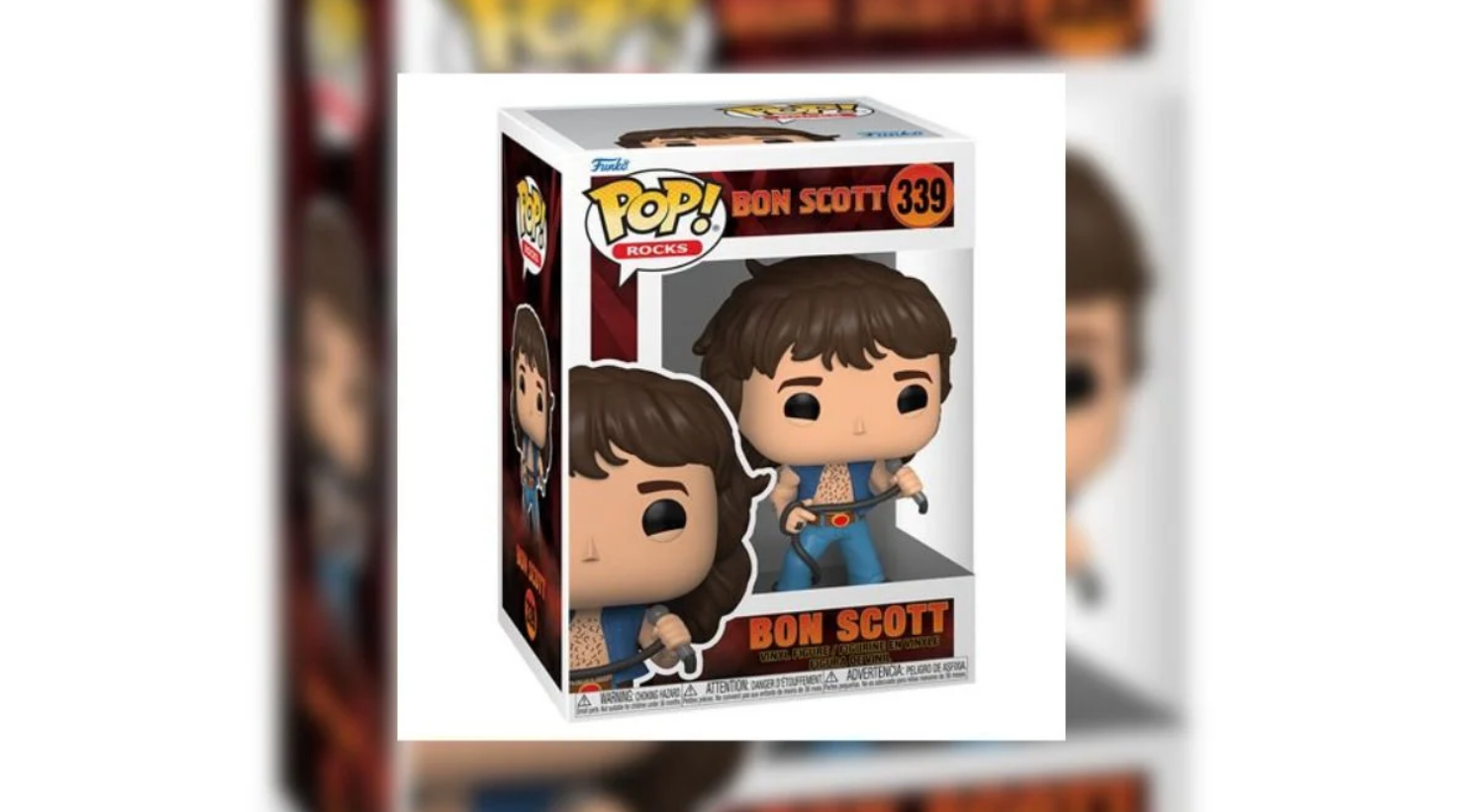 Bon Scott, do AC/DC, é homenageado com boneco Funko Pop