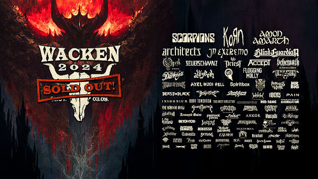Wacken Open Air anuncia mais dez bandas ao line-up 2024