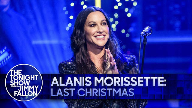Alanis Morissette faz cover de “Last Christmas” no programa de TV The Tonight Show Starring Jimmy Fallon