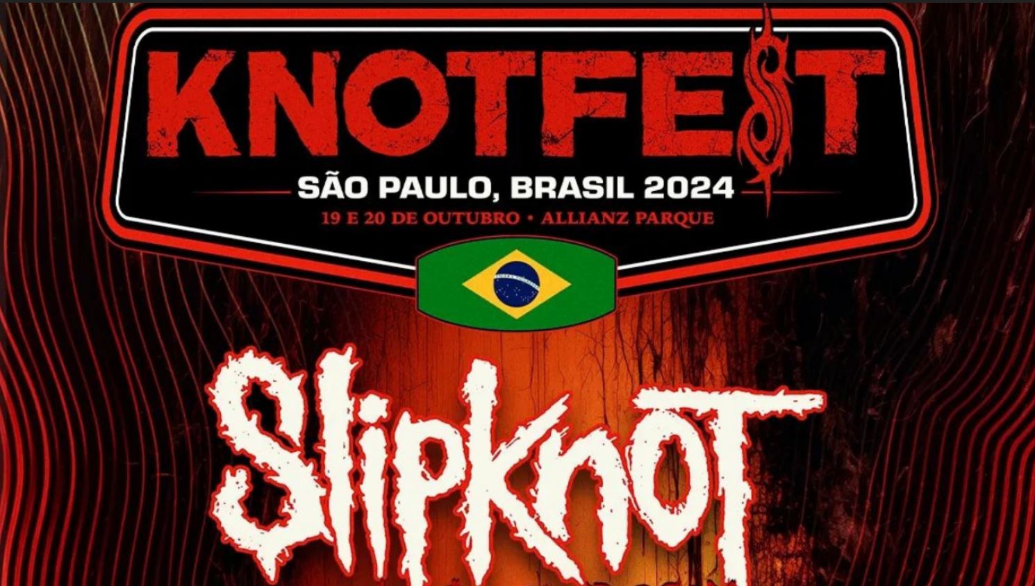 Knotfest Brasil confirma edição de 2024 e anuncia datas