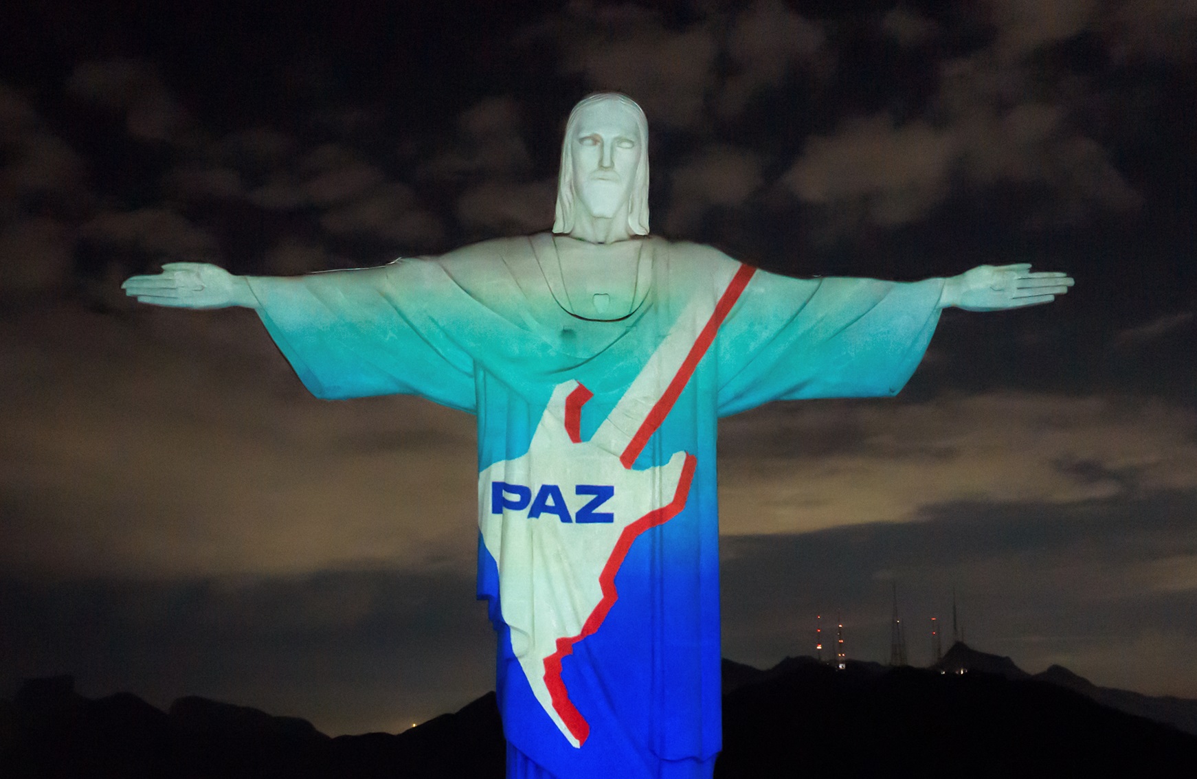 Rock in Rio comemora aniversário com projeções no Cristo Redentor