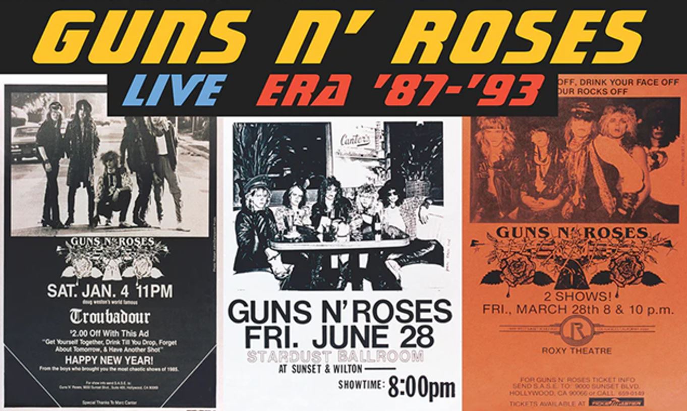Guns N’ Roses anuncia reedição em vinil do álbum ‘Live Era’